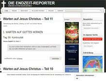 Tablet Screenshot of endzeit-reporter.org